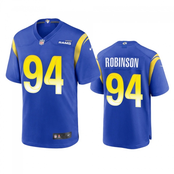 Los Angeles Rams A'Shawn Robinson Royal Game Jersey