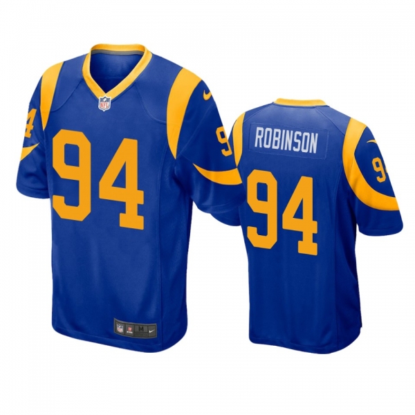 Los Angeles Rams A'Shawn Robinson Royal Game Jersey