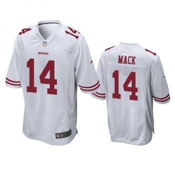 San Francisco 49ers Austin Mack White Game Jersey