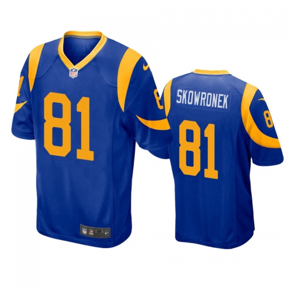 Los Angeles Rams Ben Skowronek Royal Game Jersey