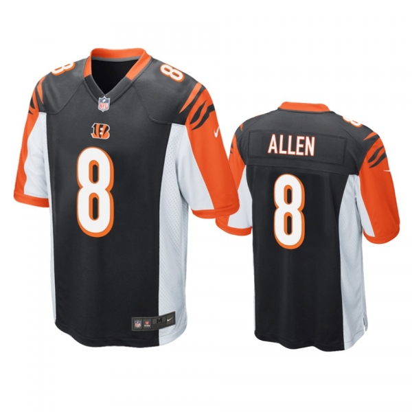 Cincinnati Bengals Brandon Allen Black Game Jersey