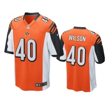 Cincinnati Bengals Brandon Wilson Orange Game Jersey