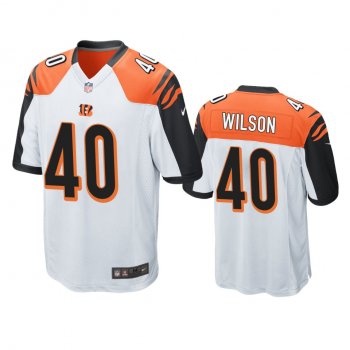 Cincinnati Bengals Brandon Wilson White Game Jersey