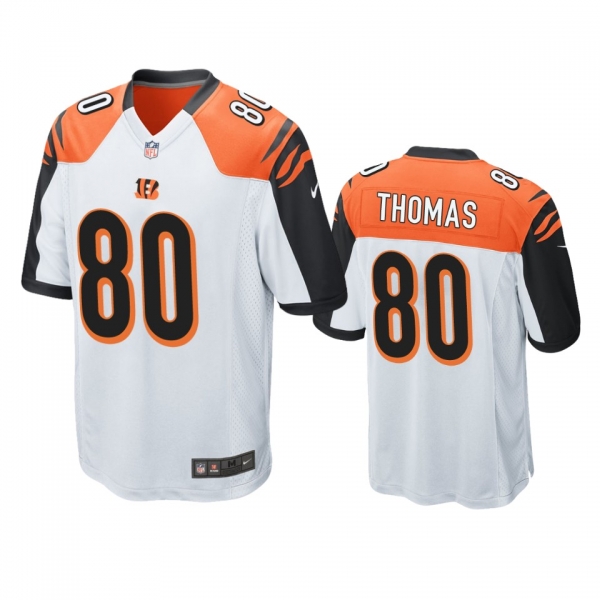 Cincinnati Bengals Mike Thomas White Game Jersey