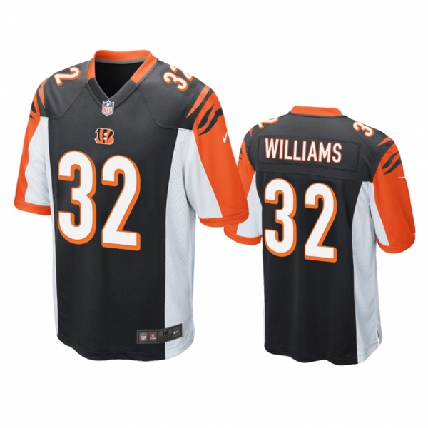 Cincinnati Bengals Trayveon Williams Black Game Jersey