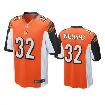 Cincinnati Bengals Trayveon Williams Orange Game Jersey