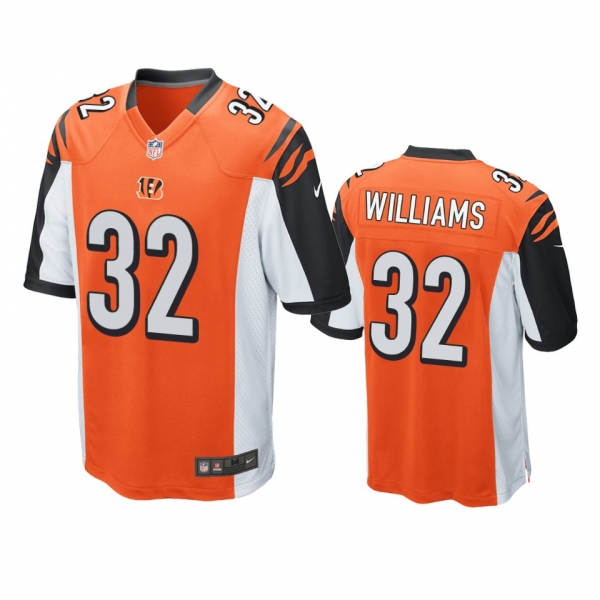 Cincinnati Bengals Trayveon Williams Orange Game Jersey