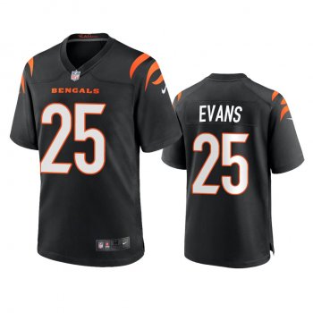 Cincinnati Bengals Chris Evans Black Game Jersey