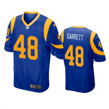 Los Angeles Rams Chris Garrett Royal Game Jersey