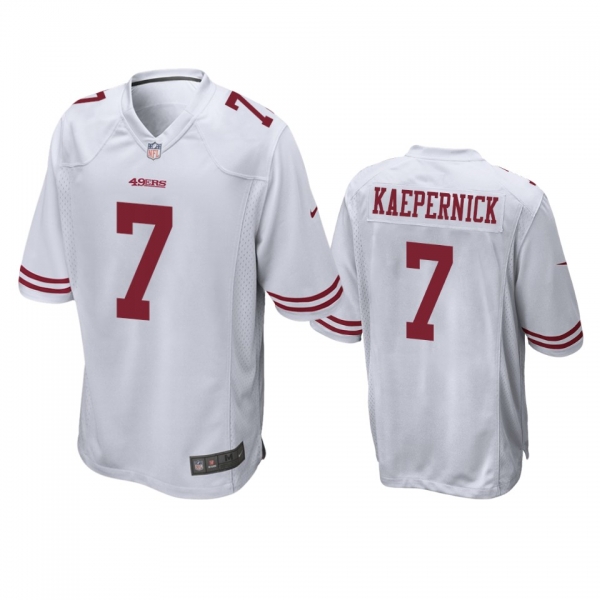 San Francisco 49ers Colin Kaepernick White Game Jersey