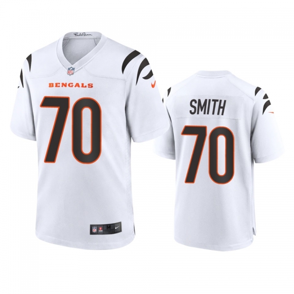 Cincinnati Bengals D'Ante Smith White Game Jersey