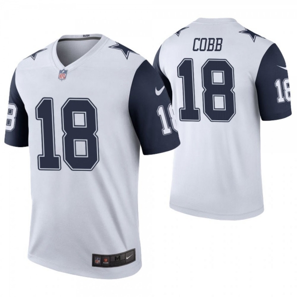 Nike Cowboys 18 Randall Cobb White Color Rush Limited Men Jersey