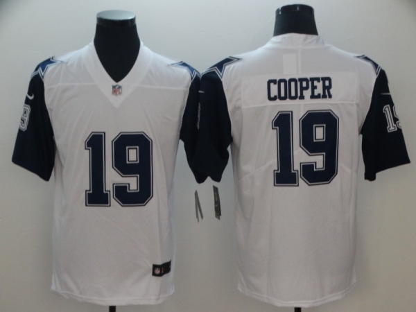 Nike Cowboys 19 Amari Cooper White Color Rush Limited Men Jersey