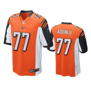 Cincinnati Bengals Hakeem Adeniji Orange Game Jersey