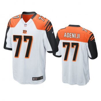 Cincinnati Bengals Hakeem Adeniji White Game Jersey