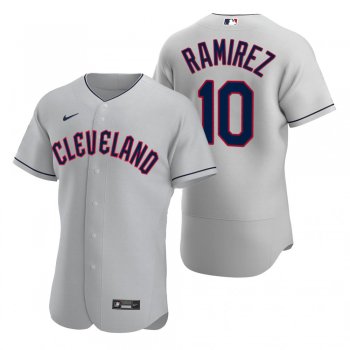 Men's Cleveland Guardians Harold Ramirez Gray Authentic Road Jersey