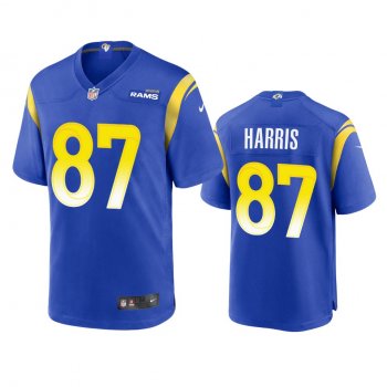 Los Angeles Rams Jacob Harris Royal Game Jersey