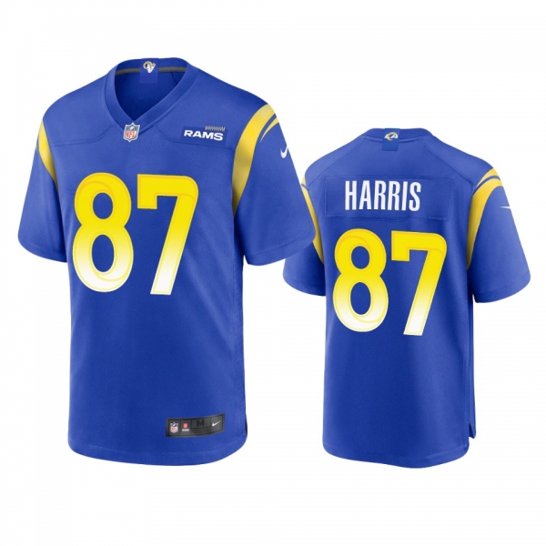 Los Angeles Rams Jacob Harris Royal Game Jersey