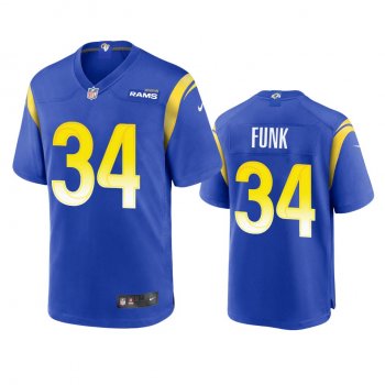 Los Angeles Rams Jake Funk Royal Game Jersey