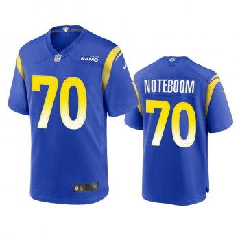 Los Angeles Rams Joseph Noteboom Royal Game Jersey