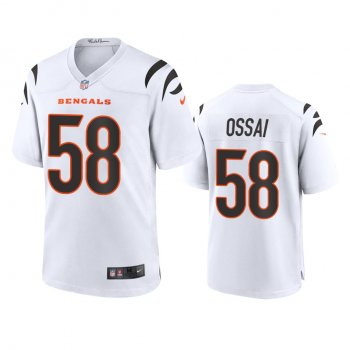 Cincinnati Bengals Joseph Ossai White Game Jersey