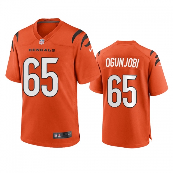 Cincinnati Bengals Larry Ogunjobi Orange Game Jersey