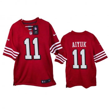 San Francisco 49ers Brandon Aiyuk Scarlet 2021 Game Jersey