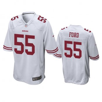 San Francisco 49ers #55 Dee Ford White Game Jersey - Men's