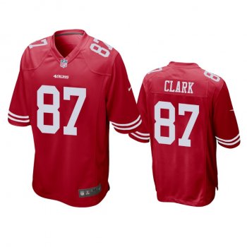 San Francisco 49ers Dwight Clark Scarlet Game Jersey