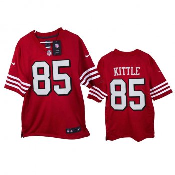 San Francisco 49ers George Kittle Scarlet 2021 Game Jersey