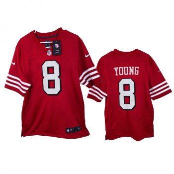 San Francisco 49ers Steve Young Scarlet 2021 Game Jersey