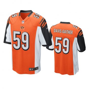 Cincinnati Bengals Akeem Davis-Gaither Orange Game Jersey