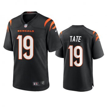 Cincinnati Bengals Auden Tate Black 2021 Game Jersey