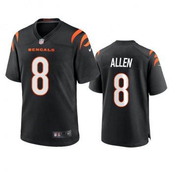 Cincinnati Bengals Brandon Allen Black 2021 Game Jersey