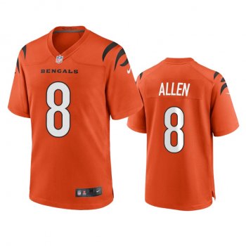 Cincinnati Bengals Brandon Allen Orange 2021 Game Jersey