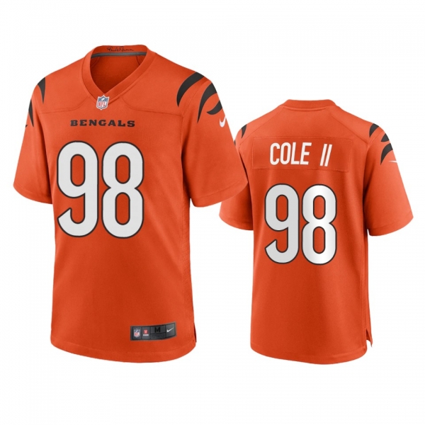 Cincinnati Bengals D.J. Reader Orange 2021 Game Jersey