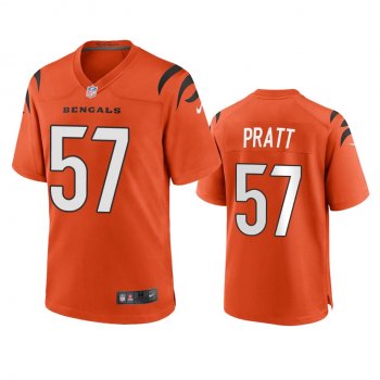 Cincinnati Bengals Germaine Pratt Orange 2021 Game Jersey