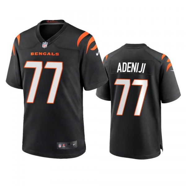 Cincinnati Bengals Hakeem Adeniji Black 2021 Game Jersey