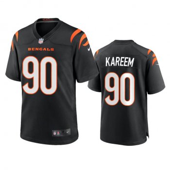 Cincinnati Bengals Khalid Kareem Black 2021 Game Jersey