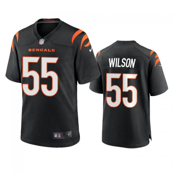 Cincinnati Bengals Logan Wilson Black 2021 Game Jersey