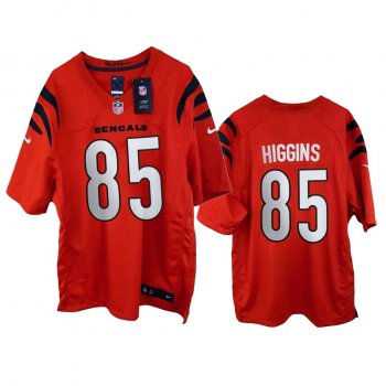 Cincinnati Bengals Tee Higgins Orange 2021 Game Jersey