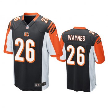 Cincinnati Bengals Trae Waynes Black Game Jersey