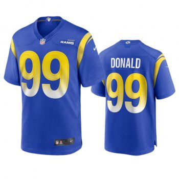 Los Angeles Rams Aaron Donald Royal 2020 Game Jersey