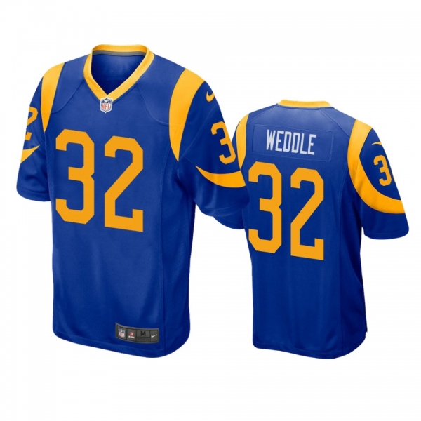 Los Angeles Rams Eric Weddle Royal Game Jersey