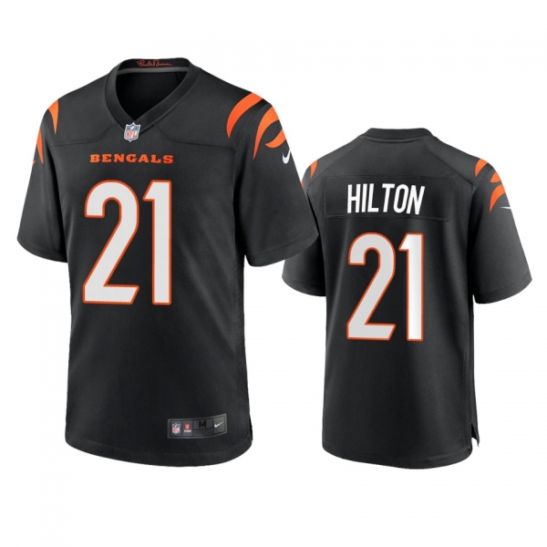 Cincinnati Bengals Mike Hilton Black Game Jersey