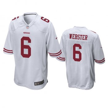 San Francisco 49ers Nsimba Webster White Game Jersey