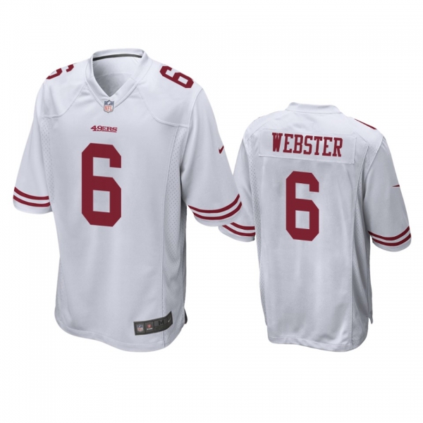 San Francisco 49ers Nsimba Webster White Game Jersey