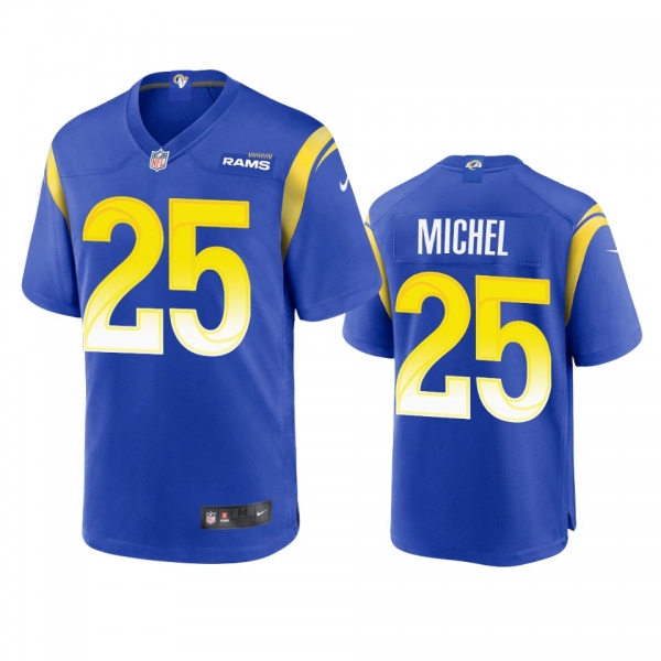 Los Angeles Rams Sony Michel Royal Game Jersey