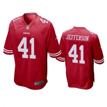 San Francisco 49ers Tony Jefferson Scarlet Game Jersey