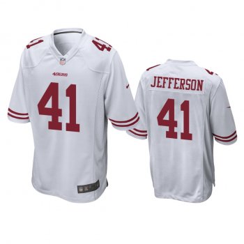 San Francisco 49ers Tony Jefferson White Game Jersey